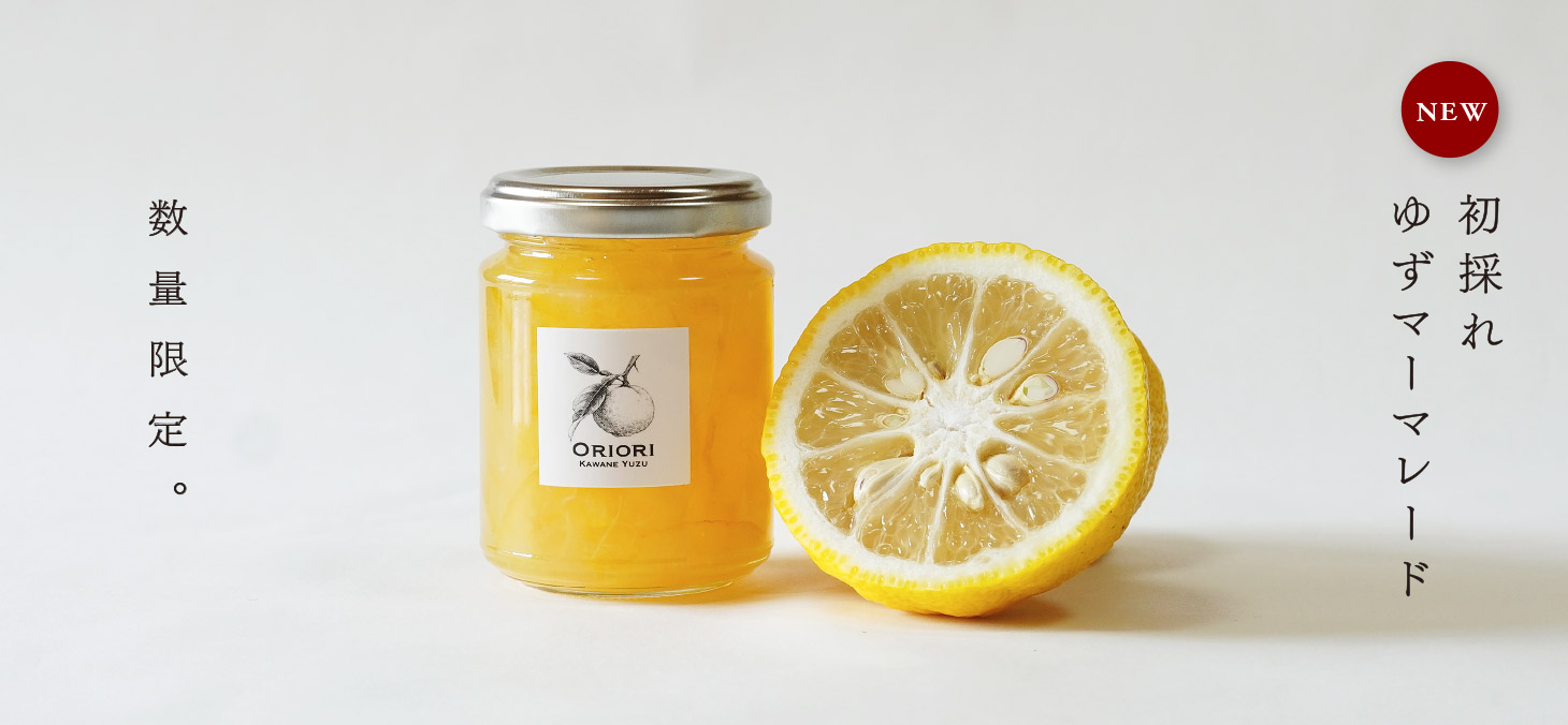 【数量限定・農薬不使用】 初採れゆずマーマレード